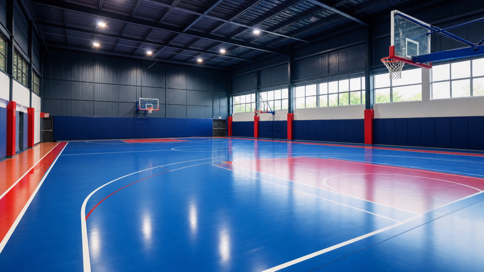 Kapalı basketbol sahası geçici tanıtım görseli